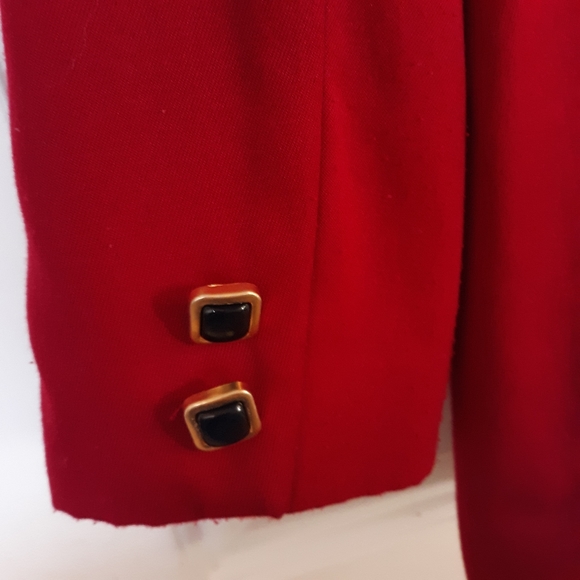 Cherry Red & Navy Suit Size 8 - Picture 4 of 8
